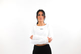 Cropped Sweater - White