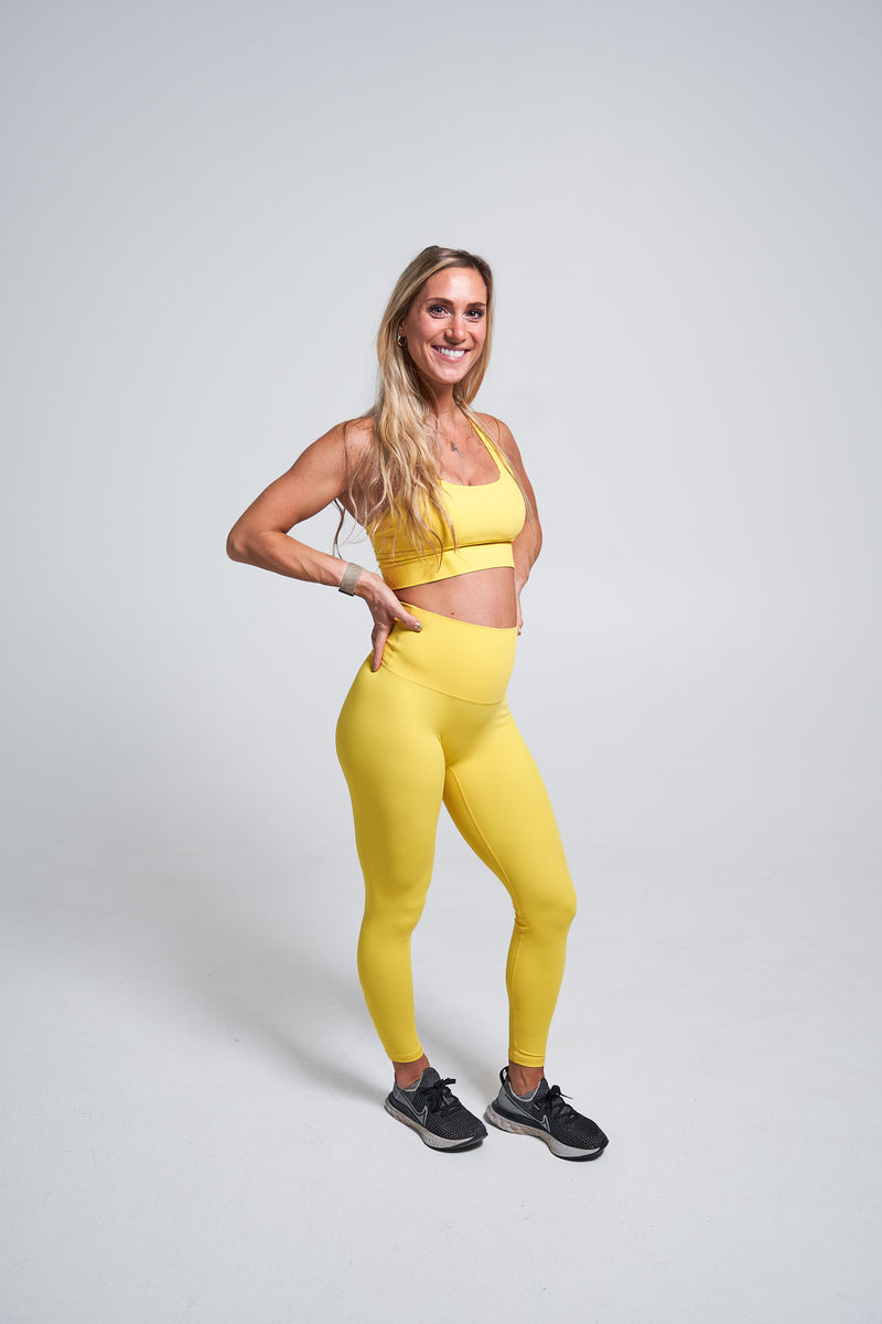 Flex Sports Bra - Lemon